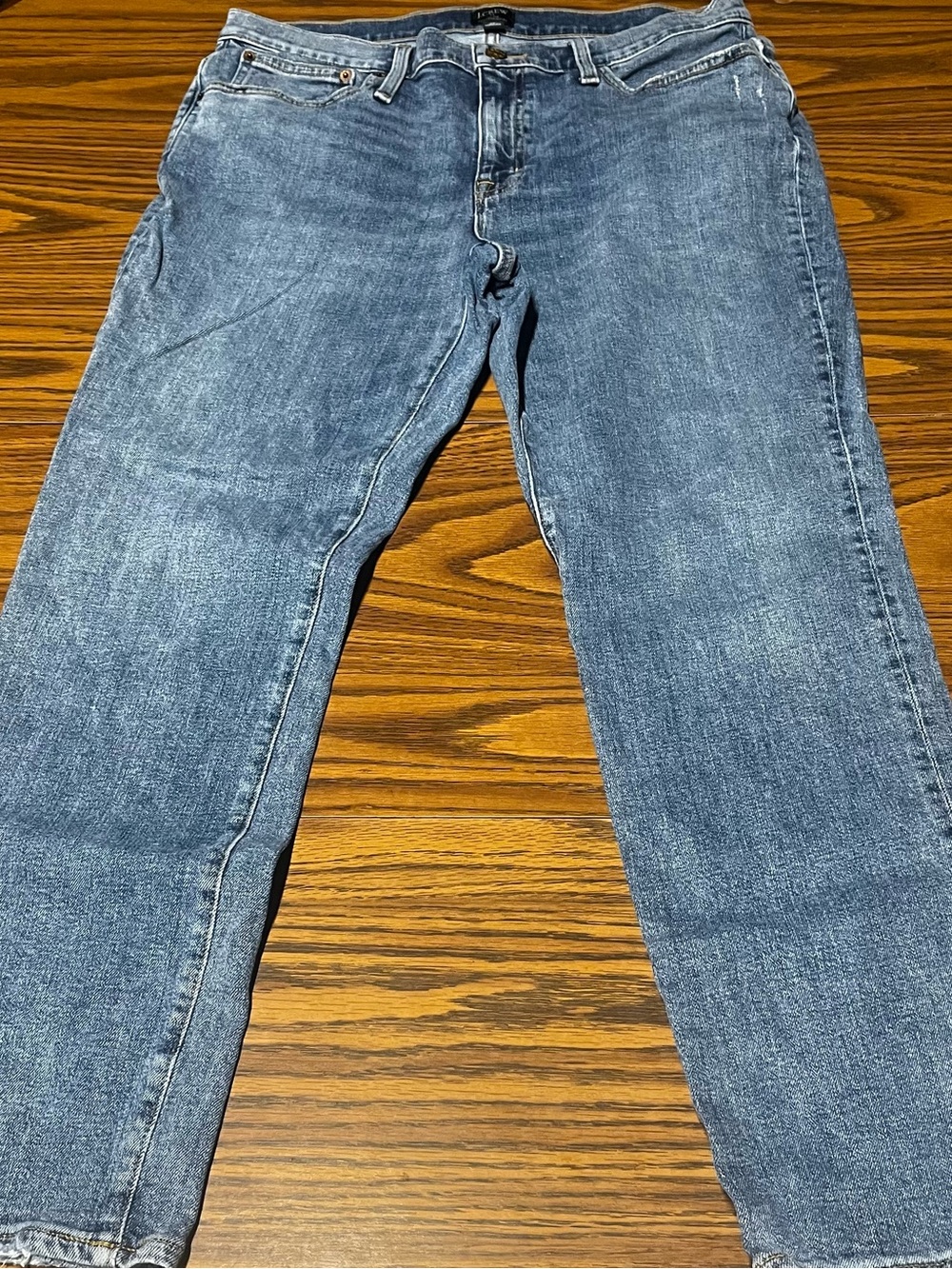 J. Crew Slim Boyfriend Woman’s Straight-Leg Washed Blue Jeans Size 30